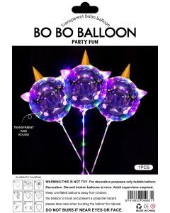 Animal sticker Cute Unicorn Unique Design Bobo Ball Transparent Balloon Sticker Party Decoration Supplies sticker on bubble balloon