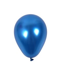 Shinny Chrome Latex Balloon Multiple Colors Helium Available-Navy-12 inch-50PC