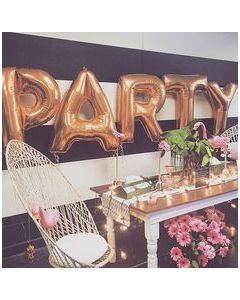 Foil LETTER balloon 16inch happy birthday number balloon party balloons letters balloon