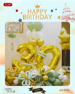 30th Birthday Balloon Backdrop Decoration 30th Birthday Decorations Gold,30th Birthday Balloons Gold,Happy 30th Birthday Party Decorations