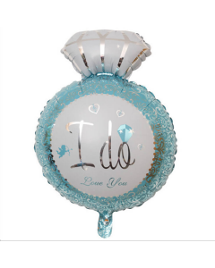18 Inch Diamond shape Foil Balloons,  Happy wedding Diamond I DO Party Balloon  Mylar Celebration Decorate Balloon  balloons