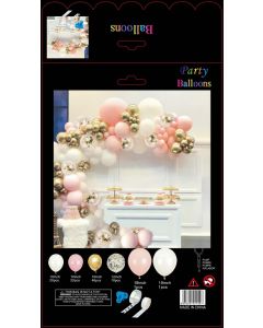 Balloon Garland Kit Pink Gold Mix100PCS