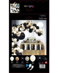  Balloon Garland Kit Black Mix100PCS