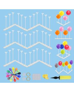 4 Pcs Squared Table Balloon Stand Kit 