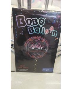 20" Bobo Balloon Feiliz Cumpleanos Spanish Happy Birthday