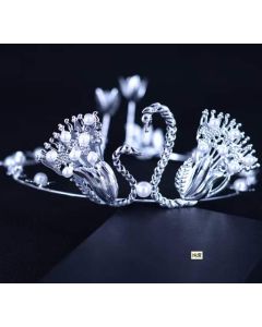  Swan Tiara/ Topper 12PCS