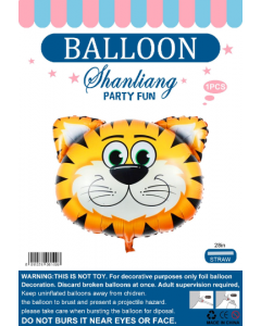 Tiger animal Foil Balloon for baby shower children Love Celebration Party Decorate Balloon