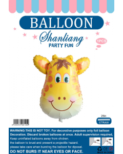 Giraffe animal Foil Balloon for baby shower children Love Celebration Party Decorate Balloon