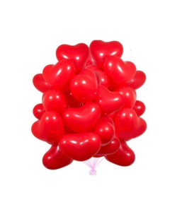 red latex balloons love heart balloon for valentine's day marriage wedding party 
