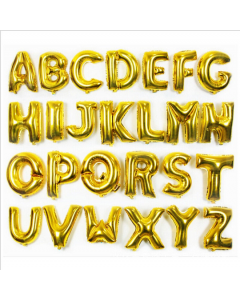 Gold  Foil Letter Balloons, 40" Big size Letter Balloon, HAPPY BIRTHDAY, baby shower balloon, Wedding Balloon, Decoration balloon