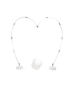 heart  arch frame kit with column stand for party decoration balloon frame 
