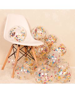 Confettic Latex  Balloon Mix Color