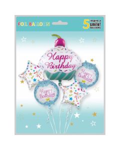 Cupcake Birthday Bouquet 5PCS