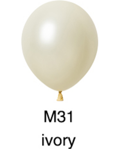 Metallic Ivory color high helium quality latex balloon 5"10"12" difference sizes