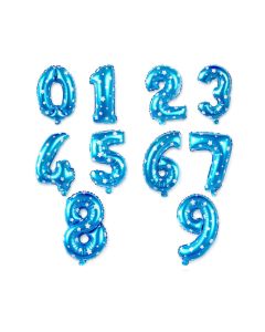 Foil number balloon inflate withhelium gas inflation 36" 