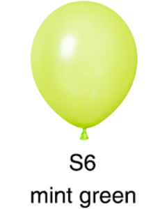 Standard mint green lime color color high helium quality latex balloon 5"10"12" difference sizes