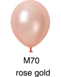Metallic Rose Gold color high helium quality latex balloon 5"10"12" difference sizes