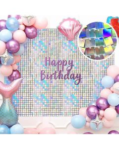 12PK Squared Sequin Shimmer Wall Backdrop