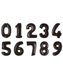 40"Black Big Size Number Balloon Number 18 60 100 age balloon baby shower balloon Birthday Decoration balloon