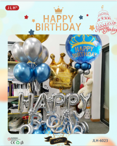  Happy BDAY Bouquet Column Stand 