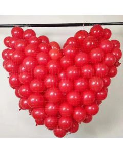 Heart shaped balloon drop net bag wedding decoration event Planning romantic balloon rain balloon drop