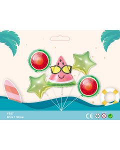 5pcs Foil Balloon bouquet safari themed party birthday party supplies kids toy YB37